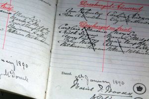 Discharged January 1890.